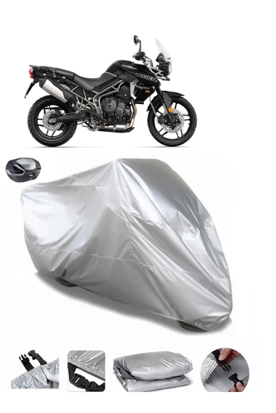Triumph Tiger 800 XR Su  Geçirmez Motosiket Brandası Arka Çanta Uyumlu ürün görseli 1