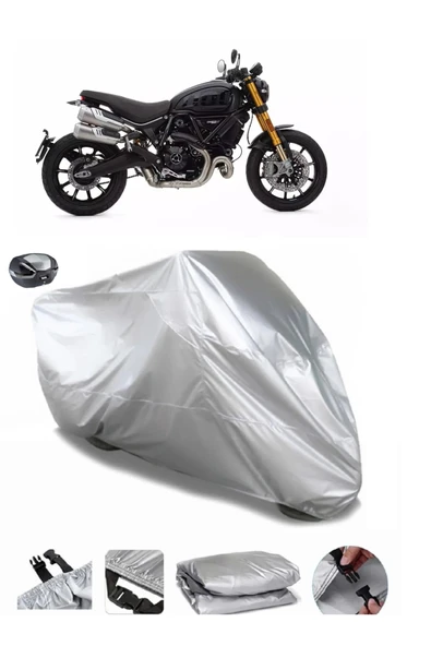 Ducati Scrambler 1100 Special Su  Geçirmez Motosiket Brandası Arka Çanta Uyumlu