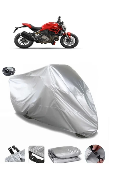 Ducati Monster 1200 Su  Geçirmez Motosiket Brandası Arka Çanta Uyumlu ürün görseli 1