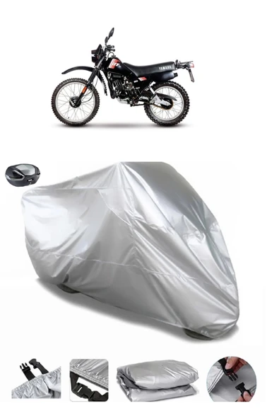 Yamaha DT 80 Su  Geçirmez Motosiket Brandası Arka Çanta Uyumlu ürün görseli 1