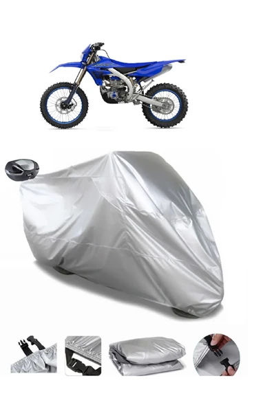 Yamaha WR 250 F Su  Geçirmez Motosiket Brandası Arka Çanta Uyumlu ürün görseli 1