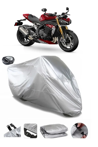 Triumph Speed Triple 1200 RR Su  Geçirmez Motosiket Brandası Arka Çanta Uyumlu