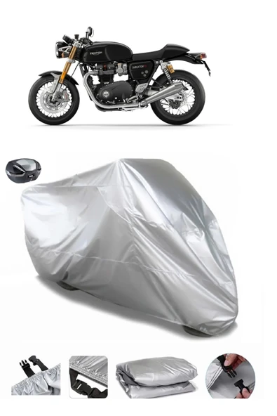 Triumph Thruxton RS Su  Geçirmez Motosiket Brandası Arka Çanta Uyumlu ürün görseli 1