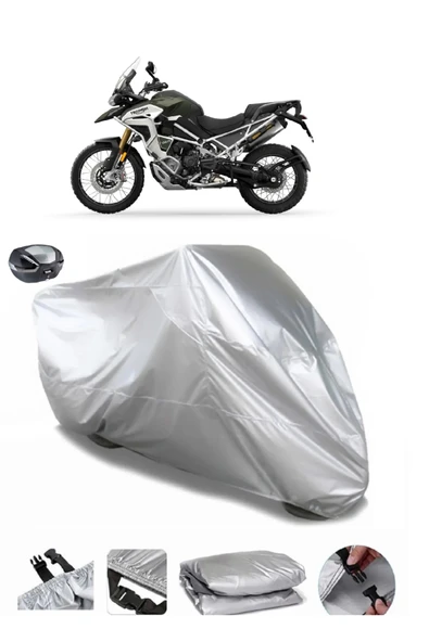 Triumph Tiger 1200 Rally Explorer Su  Geçirmez Motosiket Brandası Arka Çanta Uyumlu ürün görseli 1