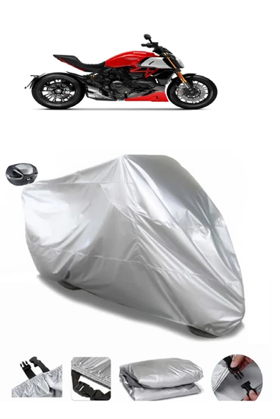 Ducati Diavel 1260 S Su  Geçirmez Motosiket Brandası Arka Çanta Uyumlu ürün görseli 1
