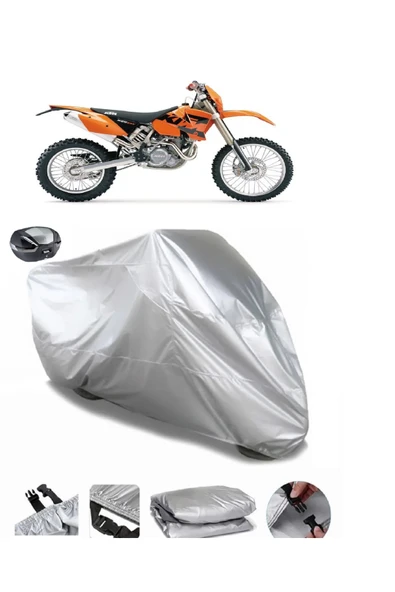 KTM 525 EXC Su  Geçirmez Motosiket Brandası Arka Çanta Uyumlu ürün görseli 1