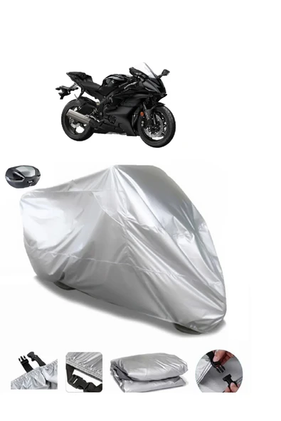 Yamaha YZF R6s Su  Geçirmez Motosiket Brandası Arka Çanta Uyumlu ürün görseli 1