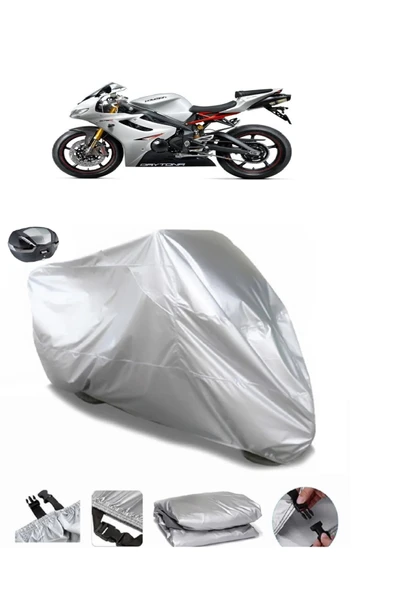 Triumph Daytona 675 R Su  Geçirmez Motosiket Brandası Arka Çanta Uyumlu