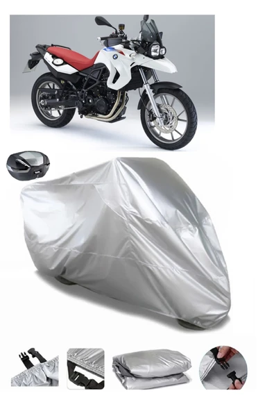 Bmw F 650 Su  Geçirmez Motosiket Brandası Arka Çanta Uyumlu