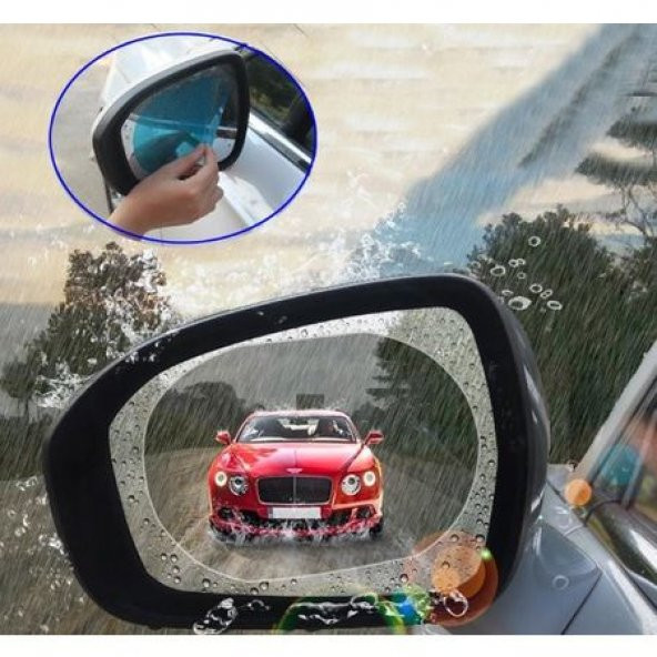 Oto Araba Dış Ayna Yağmur Kaydırıcı Su Tutmaz Film 2 Adet Film Kolay Uygulama Uzun Ömürlü Kullanım