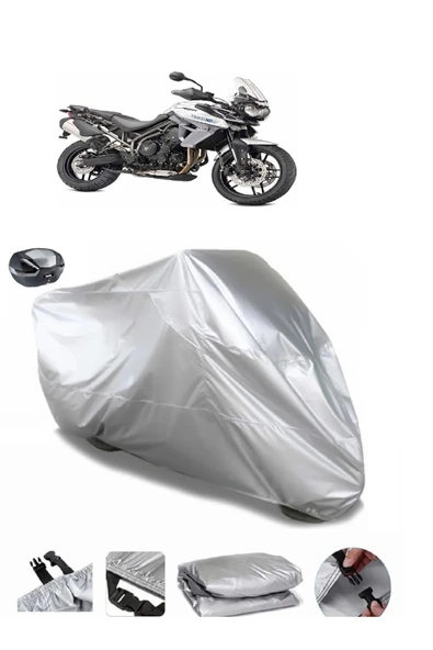 Triumph Tiger 800 XRX Su  Geçirmez Motosiket Brandası Arka Çanta Uyumlu ürün görseli 1