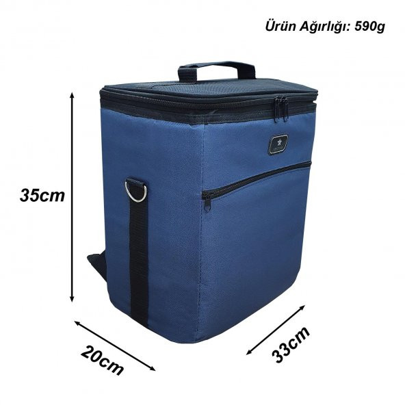 GBMOTİON Lacivert A+ Termal Çanta 25 Litre - 8