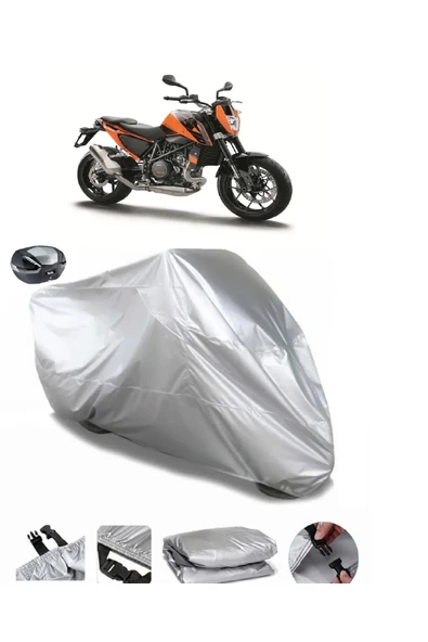 KTM 690 Duke Su  Geçirmez Motosiket Brandası Arka Çanta Uyumlu
