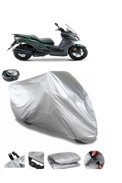 Kawasaki J 300 Su  Geçirmez Motosiket Brandası Arka Çanta Uyumlu