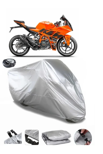 KTM 125 RC Su  Geçirmez Motosiket Brandası Arka Çanta Uyumlu