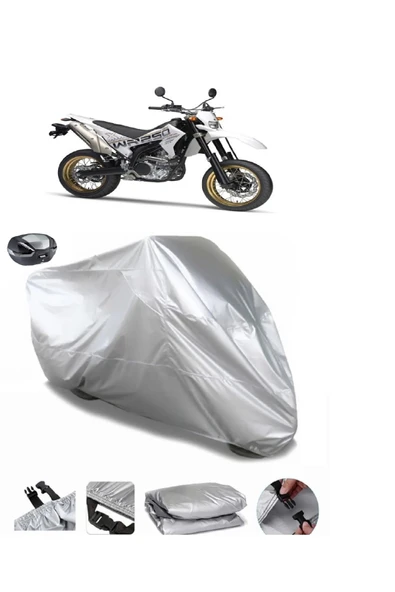 Yamaha WR 250 X Su  Geçirmez Motosiket Brandası Arka Çanta Uyumlu ürün görseli 1