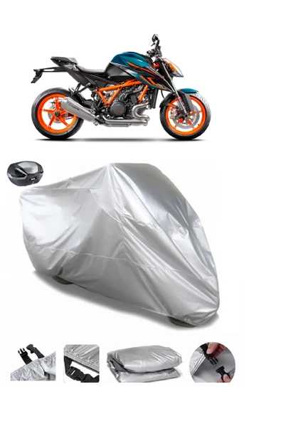 KTM 1290 Super Duke R Su  Geçirmez Motosiket Brandası Arka Çanta Uyumlu