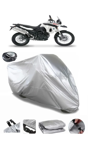 Bmw F 800 GS Su  Geçirmez Motosiket Brandası Arka Çanta Uyumlu ürün görseli 1