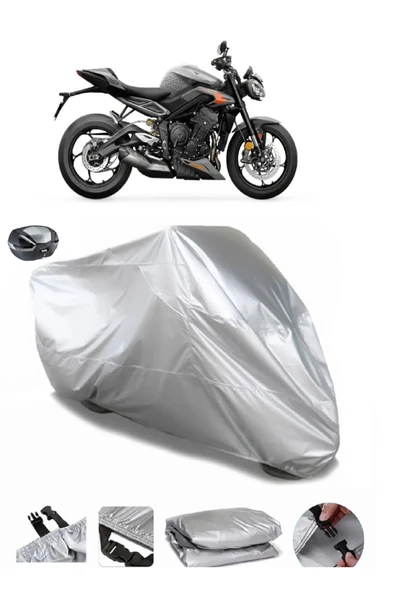 Triumph Street Triple R Su  Geçirmez Motosiket Brandası Arka Çanta Uyumlu ürün görseli 1