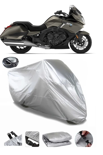 Bmw K 1600 Bagger Su  Geçirmez Motosiket Brandası Arka Çanta Uyumlu ürün görseli 1