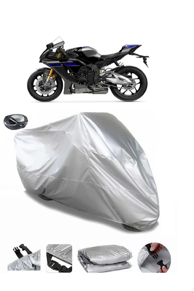 Yamaha YZF R1M Su  Geçirmez Motosiket Brandası Arka Çanta Uyumlu ürün görseli 1