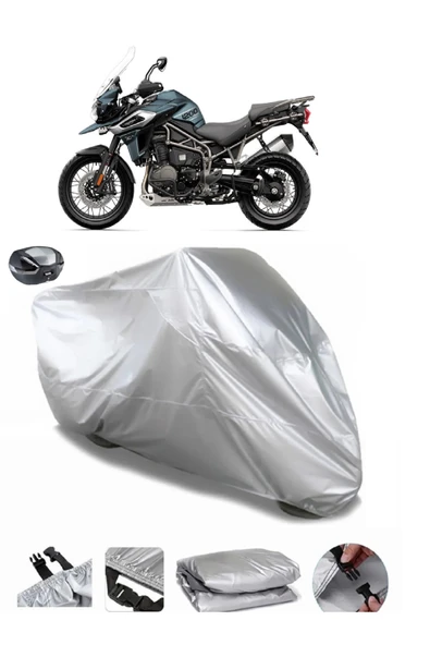 Triumph Tiger Explorer XCA Su  Geçirmez Motosiket Brandası Arka Çanta Uyumlu ürün görseli 1