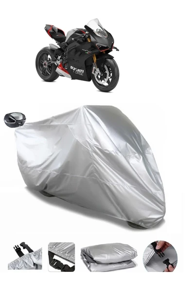 Ducati Panigale V4 SP Su  Geçirmez Motosiket Brandası Arka Çanta Uyumlu ürün görseli 1