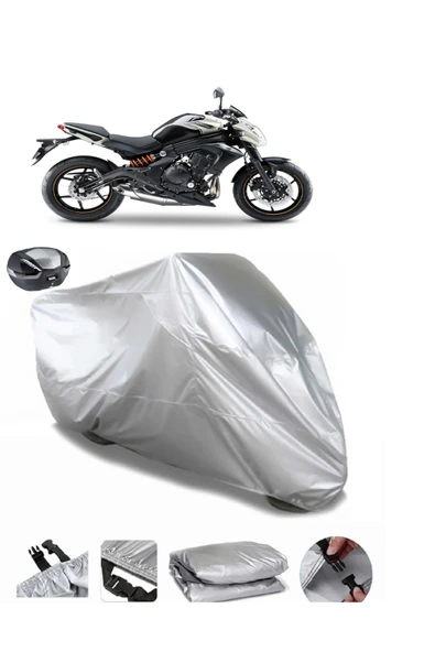 Kawasaki ER-6 N Su  Geçirmez Motosiket Brandası Arka Çanta Uyumlu ürün görseli 1
