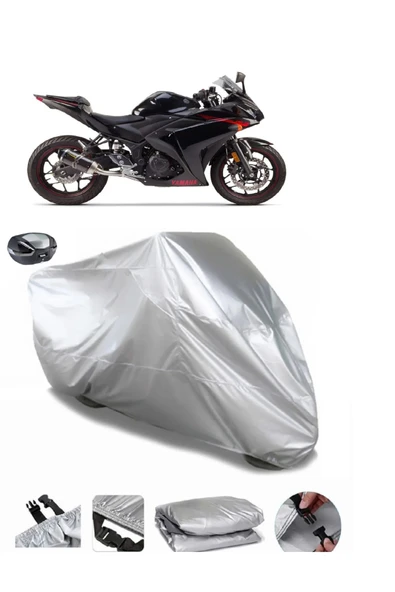 Yamaha YZF R25 Su  Geçirmez Motosiket Brandası Arka Çanta Uyumlu ürün görseli 1