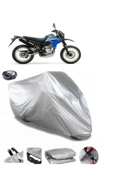 Yamaha XT 125 R Su  Geçirmez Motosiket Brandası Arka Çanta Uyumlu ürün görseli 1