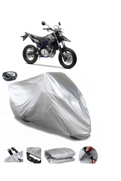 Yamaha WR 125 X Su  Geçirmez Motosiket Brandası Arka Çanta Uyumlu