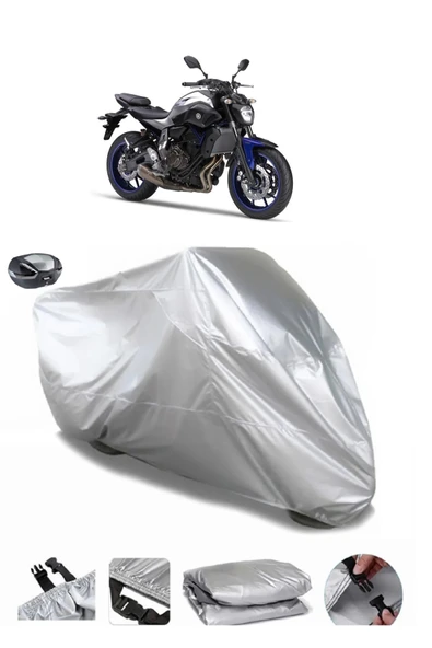Yamaha MT-07 ABS Su  Geçirmez Motosiket Brandası Arka Çanta Uyumlu ürün görseli 1