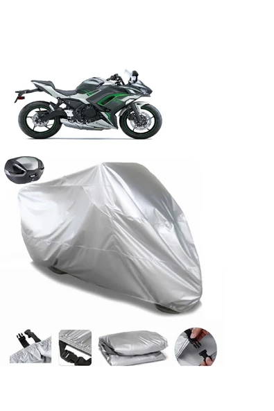 Kawasaki Ninja 650 KRT Edition Su  Geçirmez Motosiket Brandası Arka Çanta Uyumlu