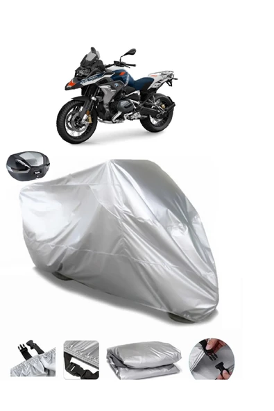 Bmw R 1250 GS Adventure Su  Geçirmez Motosiket Brandası Arka Çanta Uyumlu