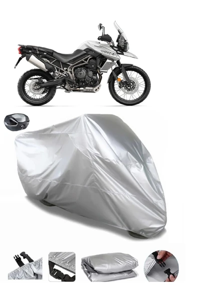 Triumph Tiger 800 XCX Su  Geçirmez Motosiket Brandası Arka Çanta Uyumlu