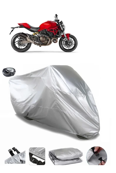 Ducati Monster 821 Su  Geçirmez Motosiket Brandası Arka Çanta Uyumlu ürün görseli 1