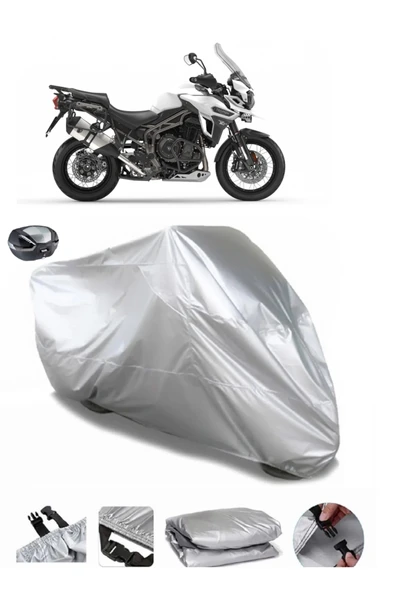 Triumph Tiger 1200 XCA Su  Geçirmez Motosiket Brandası Arka Çanta Uyumlu ürün görseli 1