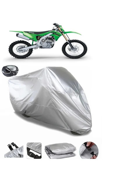 Kawasaki KX 250 Su  Geçirmez Motosiket Brandası Arka Çanta Uyumlu ürün görseli 1