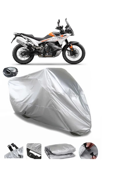 KTM 790 Adventure Su  Geçirmez Motosiket Brandası Arka Çanta Uyumlu ürün görseli 1