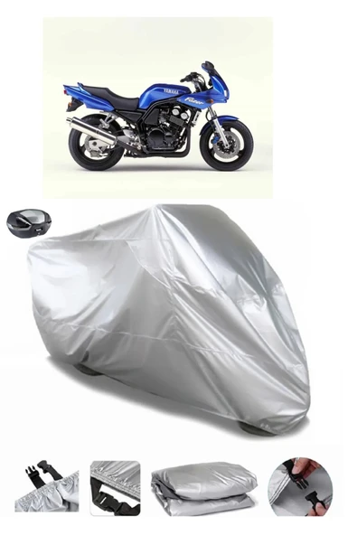 Yamaha FZS600 Su  Geçirmez Motosiket Brandası Arka Çanta Uyumlu ürün görseli 1