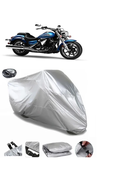 Yamaha XVS 950 A Su  Geçirmez Motosiket Brandası Arka Çanta Uyumlu