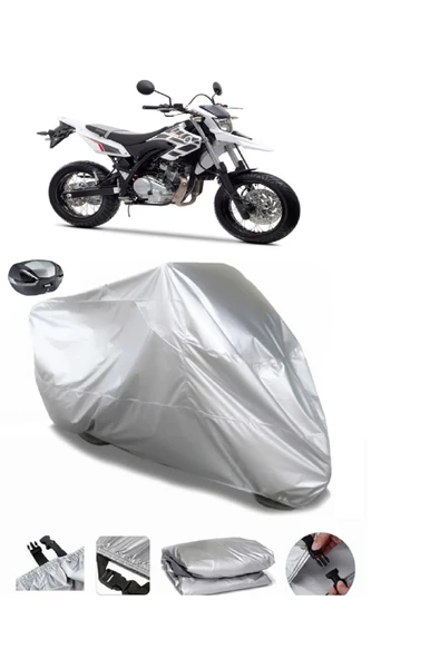 Yamaha WR 125 R Su  Geçirmez Motosiket Brandası Arka Çanta Uyumlu ürün görseli 1
