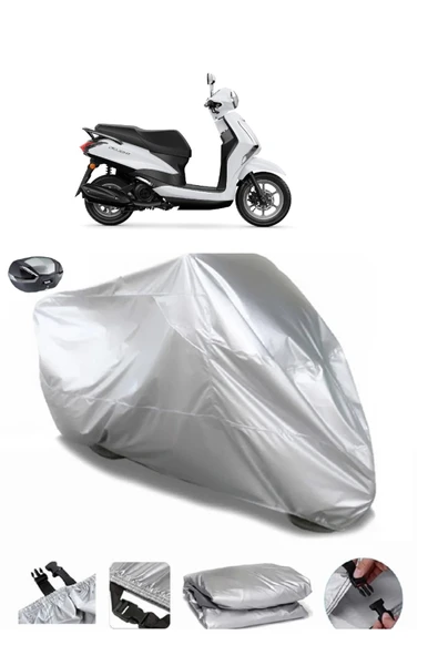 Yamaha D'elight Su  Geçirmez Motosiket Brandası Arka Çanta Uyumlu ürün görseli 1