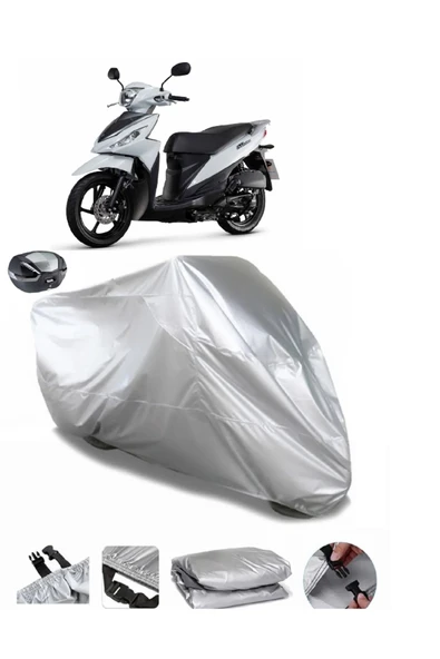 Suzuki Address 110 Su  Geçirmez Motosiket Brandası Arka Çanta Uyumlu