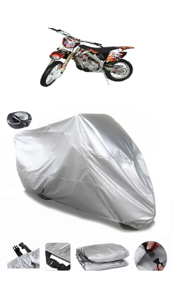 Apachi XZ 250R Su  Geçirmez Motosiket Brandası Arka Çanta Uyumlu ürün görseli 1