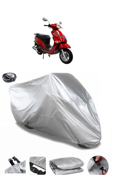 Mondial 100 Loyal Su  Geçirmez Motosiket Brandası Arka Çanta Uyumlu
