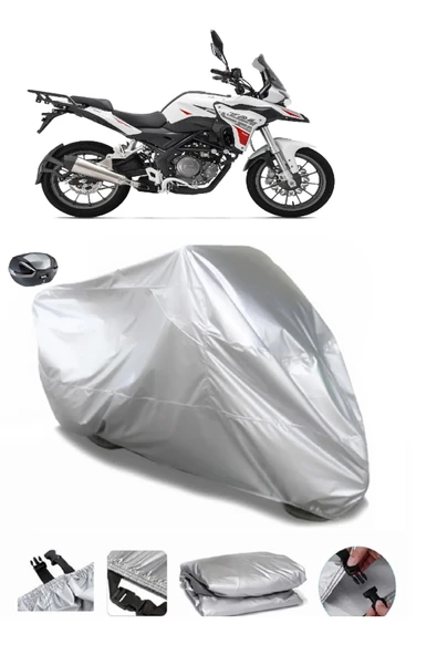 Benelli TRK 251 Su  Geçirmez Motosiket Brandası Arka Çanta Uyumlu ürün görseli 1
