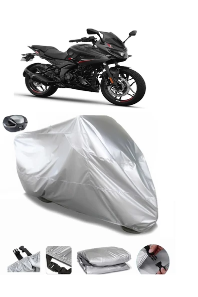 Bajaj Pulsar F 250 Su  Geçirmez Motosiket Brandası Arka Çanta Uyumlu