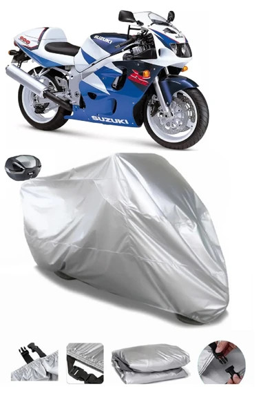Suzuki GSX-R 600 Srad Su  Geçirmez Motosiket Brandası Arka Çanta Uyumlu