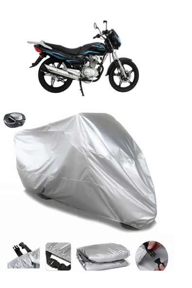 Mondial 125 MX Grumble Su  Geçirmez Motosiket Brandası Arka Çanta Uyumlu
